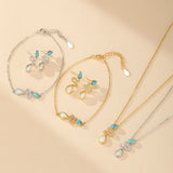 Collier Serpent Opale Turquoise Argent 925 – Bijou Spirituel - Biloria