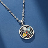 Collier Six Mantras Argent 925 Protection Spirituelle - Biloria