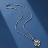 Collier Six Mantras Argent 925 Protection Spirituelle - Biloria