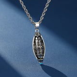 Collier Six Mantras Turquoise Argent 925 Force de Paix - Biloria