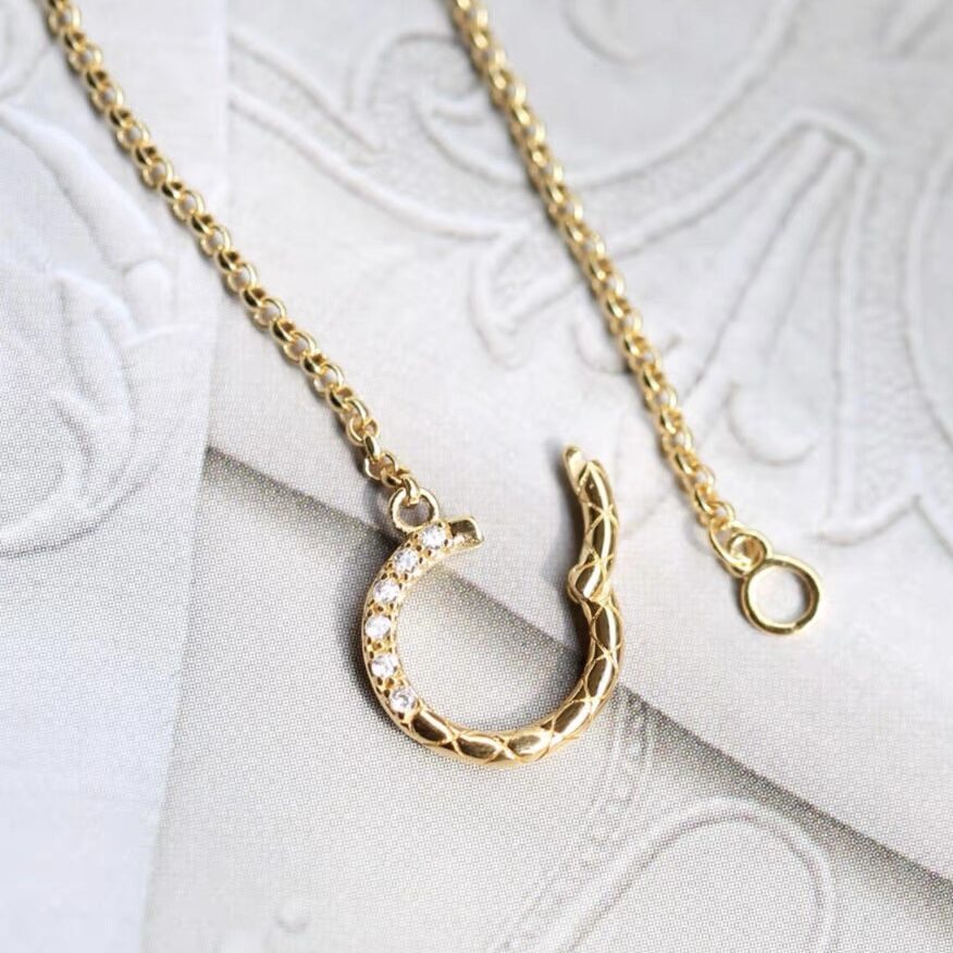 Collier Zircon Argent Plaqué Or pour une Lumière Éternelle - Biloria