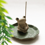 Encensoir Grenouille en Céramique pour Rituel de Purification - Biloria