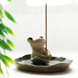 Encensoir Grenouille en Céramique pour Rituel de Purification - Biloria