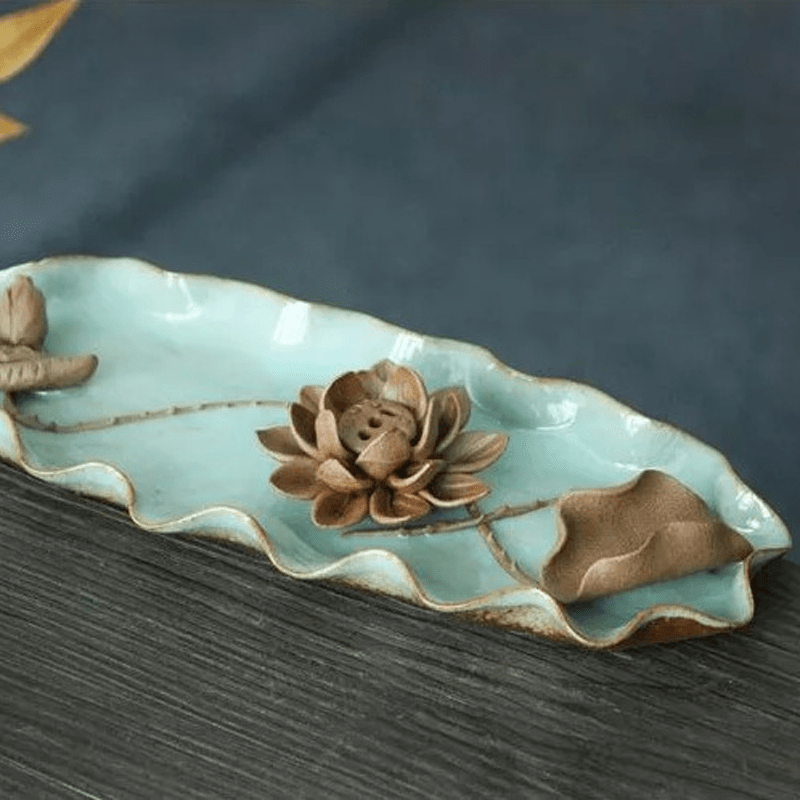 Encensoir Lotus en Céramique pour Méditation - Biloria