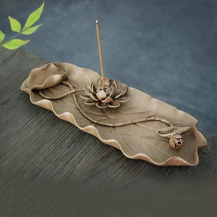 Encensoir Lotus en Céramique pour Méditation - Biloria