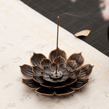 Encensoir Lotus Métal 8 cm pour Méditation et Bien-être - Biloria