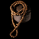Mâlâ 108 Perles Bois de Wengé – Force Intérieure - Biloria