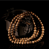 Mâlâ 108 Perles Bois de Wengé – Force Intérieure - Biloria