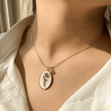 Pendentif 12 Pierres de Naissance – Romance en Acier Inoxydable - Biloria