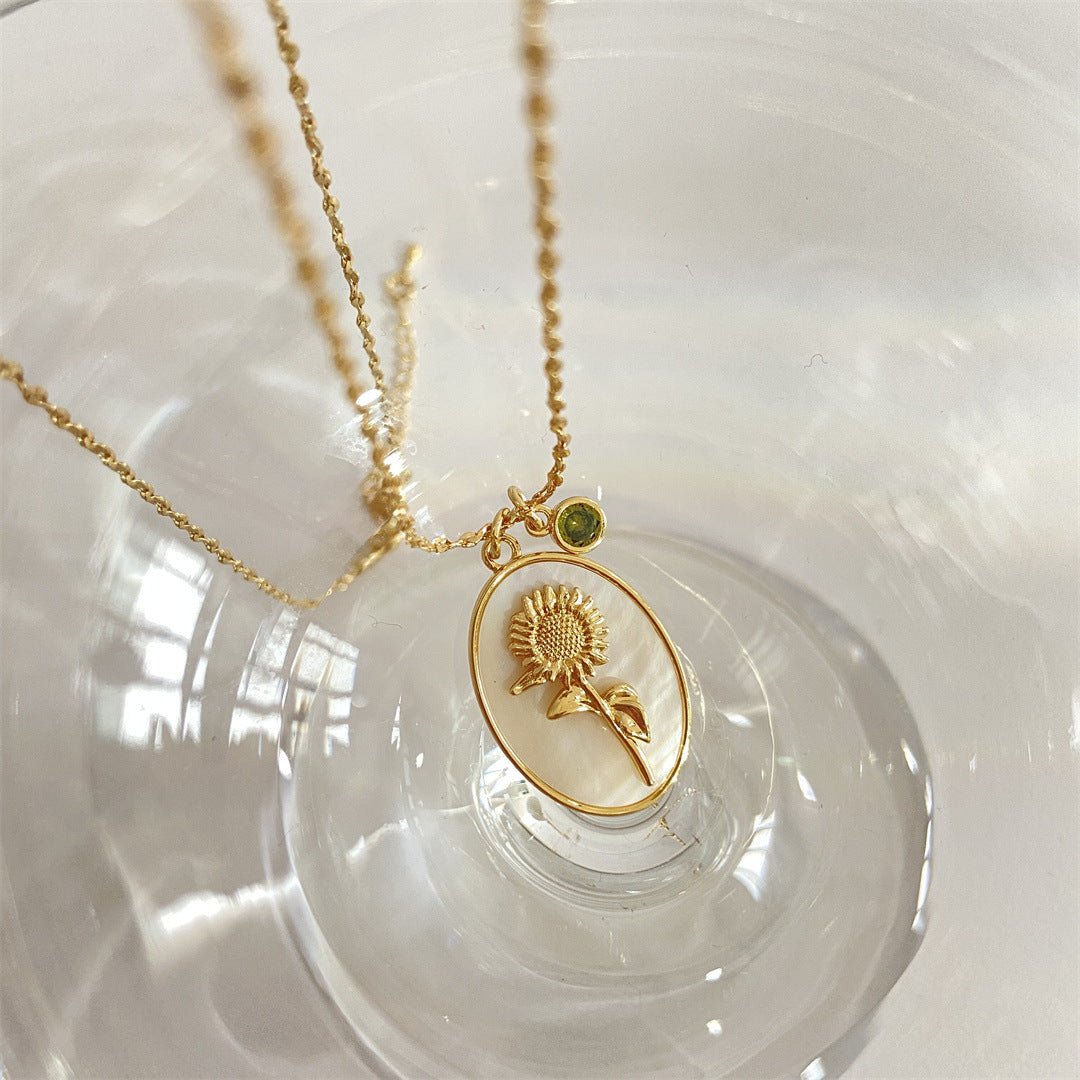 Pendentif 12 Pierres de Naissance – Romance en Acier Inoxydable - Biloria