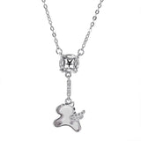 Pendentif Cheval Ailé Cristal de Roche - Argent 925 - Biloria