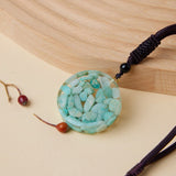 Pendentif Œil Oudjat Amazonite – Signe de Protection - Biloria
