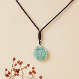 Pendentif Œil Oudjat Amazonite – Signe de Protection - Biloria