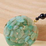 Pendentif Œil Oudjat Amazonite – Signe de Protection - Biloria