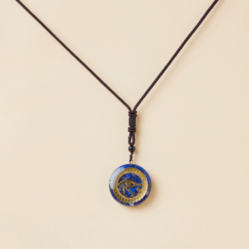 Pendentif Orgonite Lapis Lazuli – Œil d'Horus - Biloria