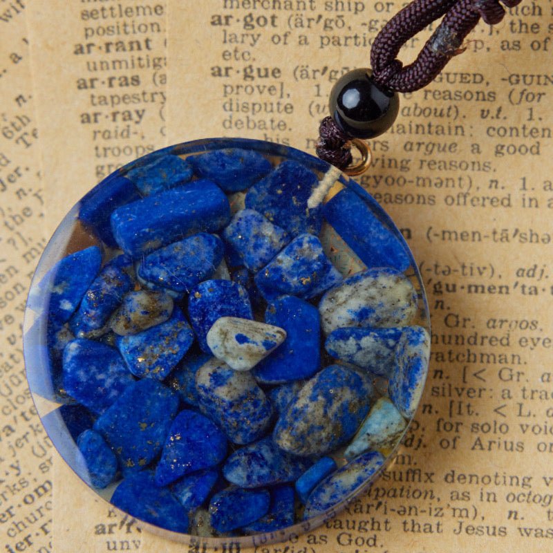 Pendentif Orgonite Lapis Lazuli – Œil d'Horus - Biloria