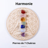 Plateau 7 Chakras en Pierres Naturelles 8 Modèles - Biloria