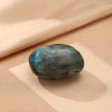 Pochon de pierres roulées améthyste amazonite labradorite anti-stress - Biloria