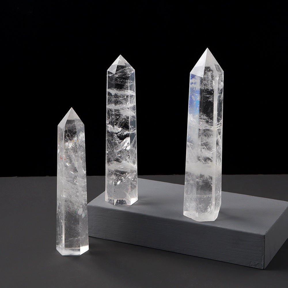 Pointe Purification Cristal de Roche 9 à 20 cm - Biloria