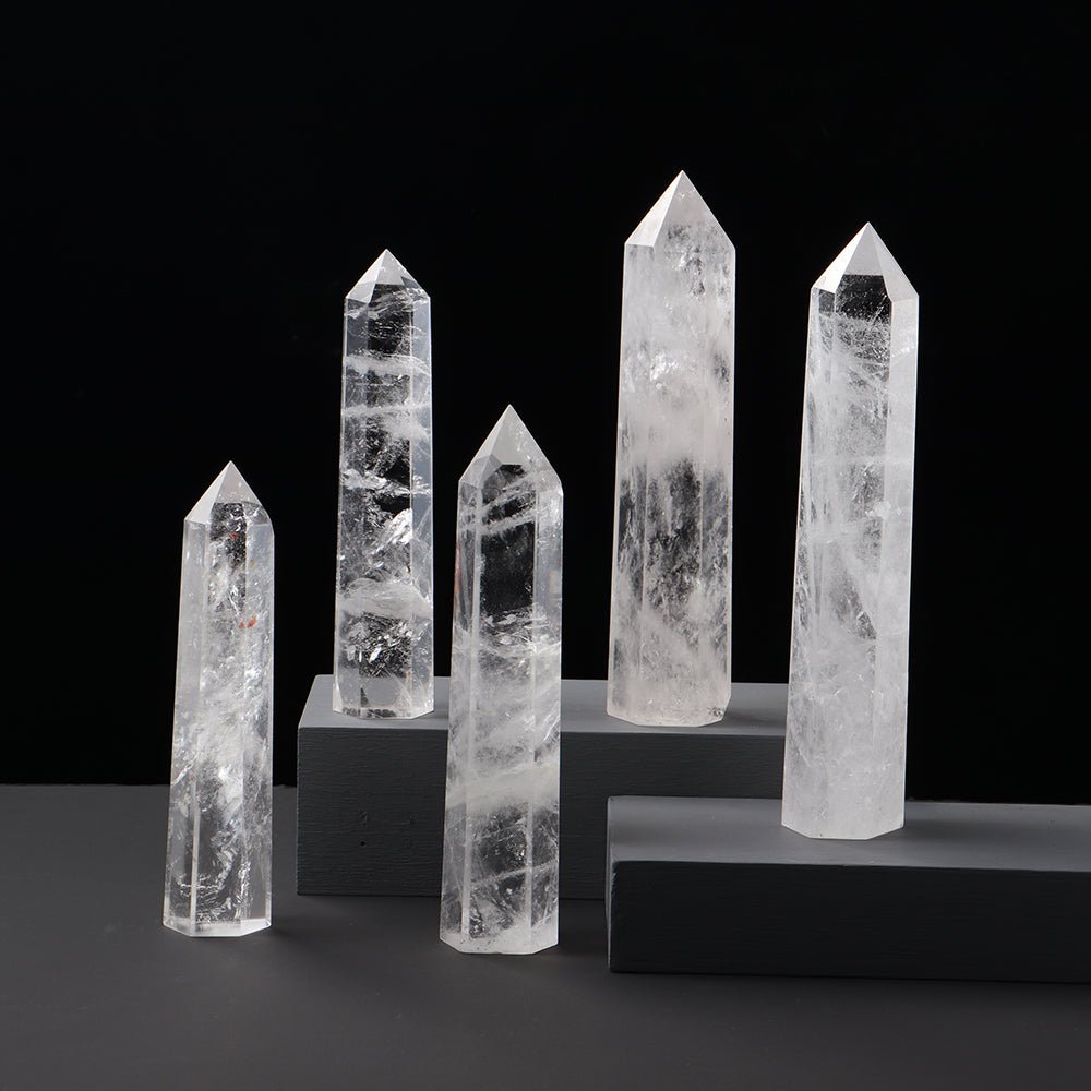 Pointe Purification Cristal de Roche 9 à 20 cm - Biloria