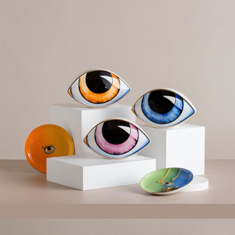 Protection Mauvais Œil en Céramique pour Bureau Déco - Biloria