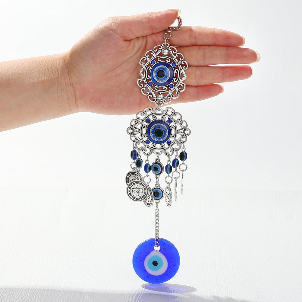 Suspension Murale Protectrice Œil Bleu Feng Shui pour Maison - Biloria